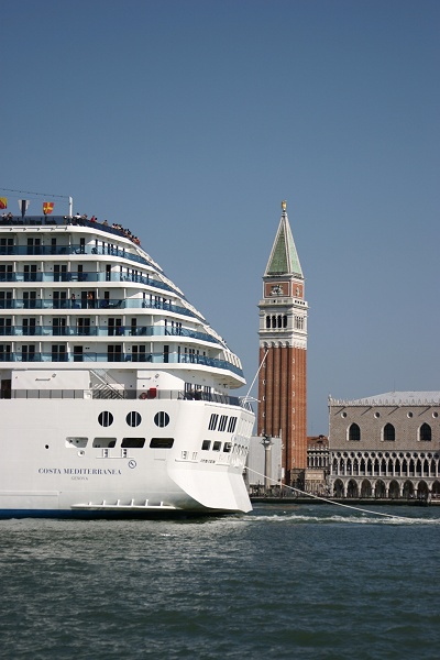 Venice from the sea