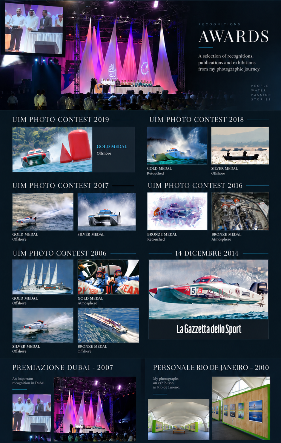 Awards and recognitions of Raffaello Bastiani