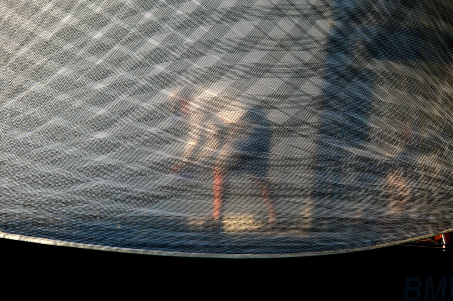 Close detail of sail and rigging